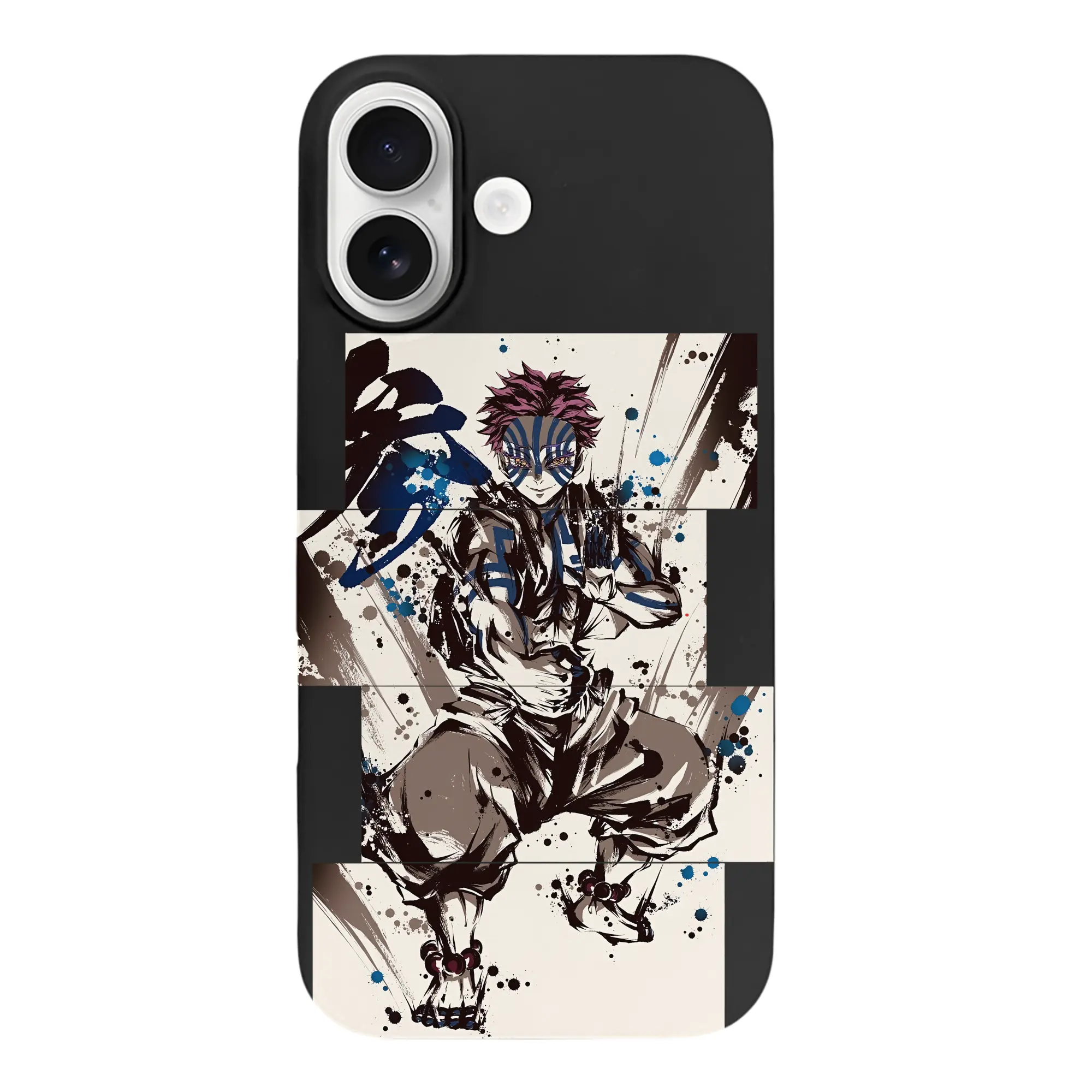 鬼滅の刃 グッズ,猗窩座 - iPhone 17 シリーズ シリコンケース 薄型 耐衝撃 指紋防止 ソフトタッチカバー 精密フィット 傷防止 保護ケース iPhone 17/17 Air/17 Pro/17 Pro Max 対応